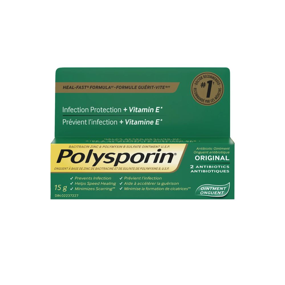 Polysporin Original Ointment 15g whitebackground
