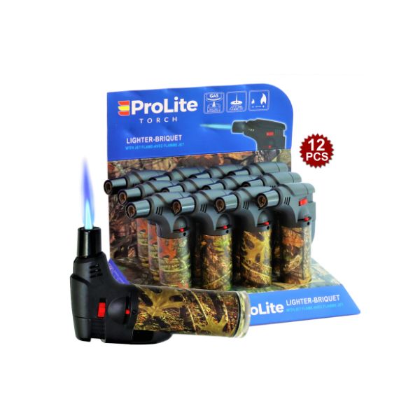 ProLite torch lighter-briguet with packaging on a white background