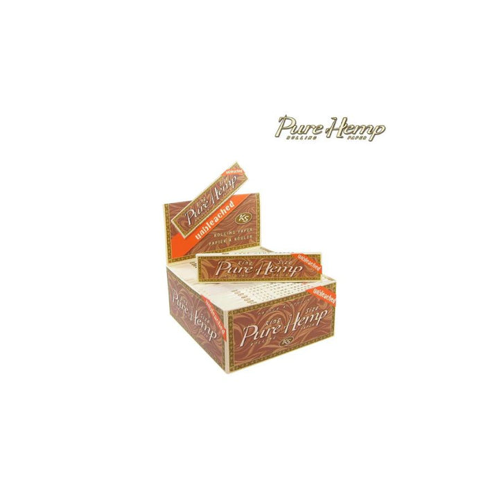 Box of Pure Hemp products on a white background