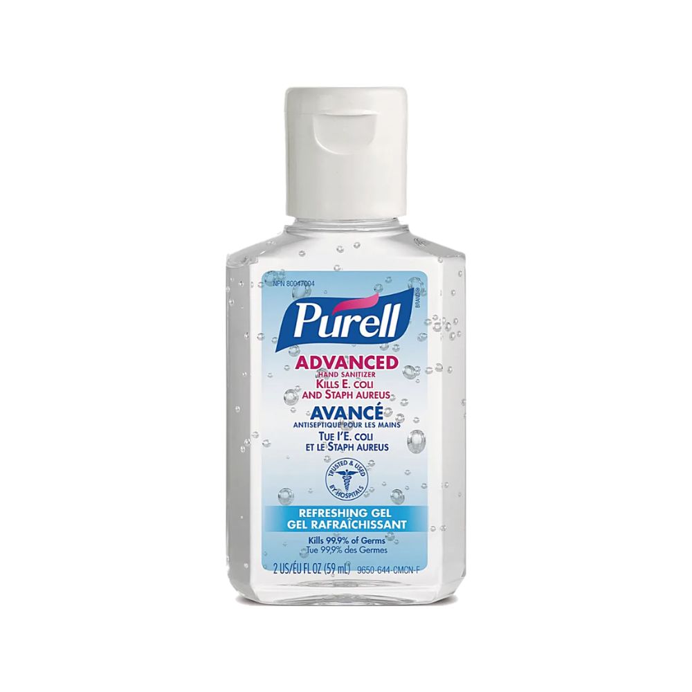 Purell Advanced Hand Sanitizer 59mL white background