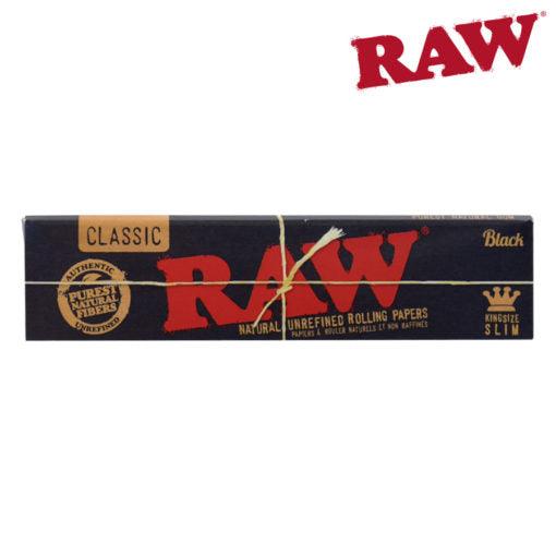 Raw Rolling Papers Black Kingsize - Shell Shock