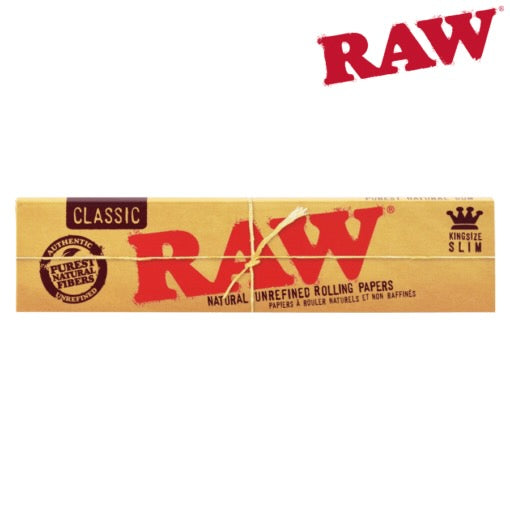 raw classic kingsize rolling papers - shel shock