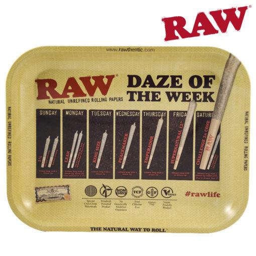 Raw Rolling Tray Daze Large - Shell Shock