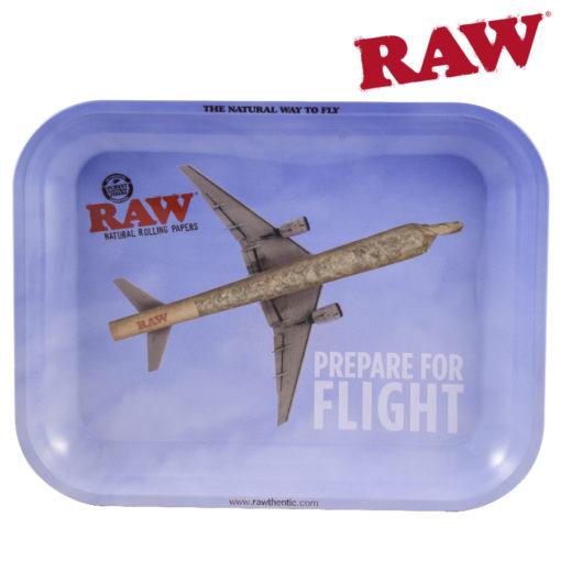 Raw Rolling Tray Flying Large - Shell Shock
