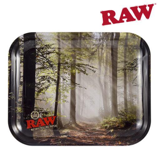 Raw Rolling Tray Smokey Large - Shell Shock