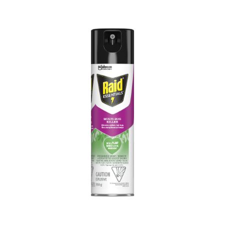 Raid Essentials Multi Bug Killer Pressurized insecticide spray can 350g on a white background