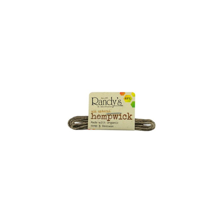 Hempwick candle wick with Randy&