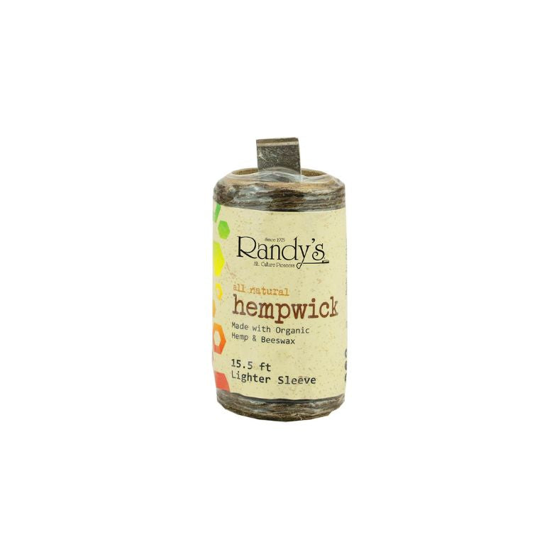 Hempwick lighter sleeve with &