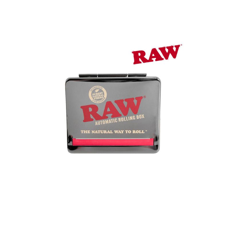 RAW automatic rolling box on a white background