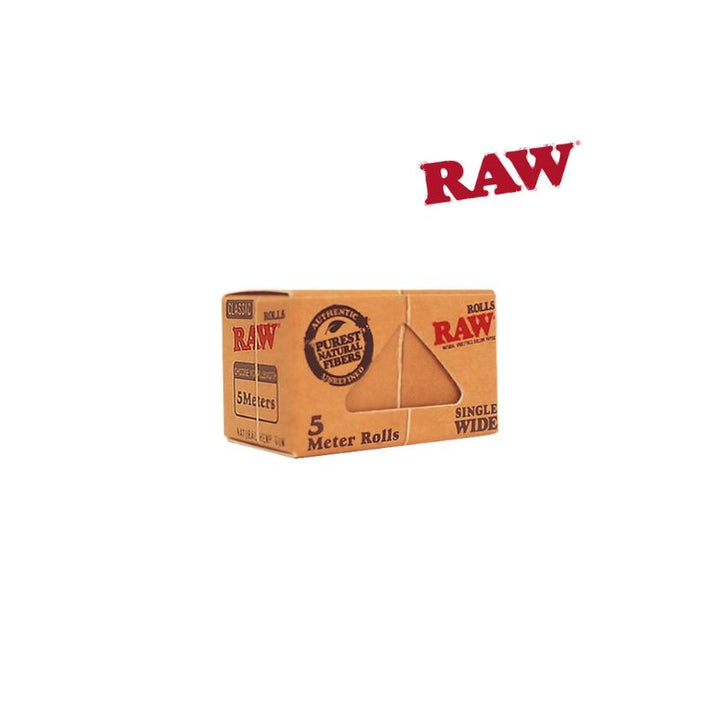 Box of RAW rolling paper with red &