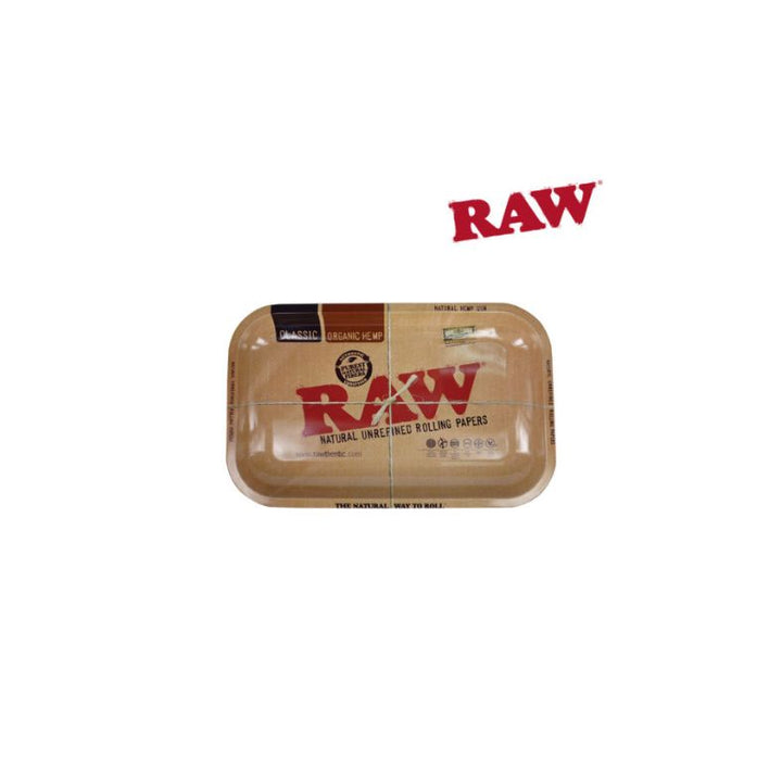 RAW rolling papers packaging on a white background