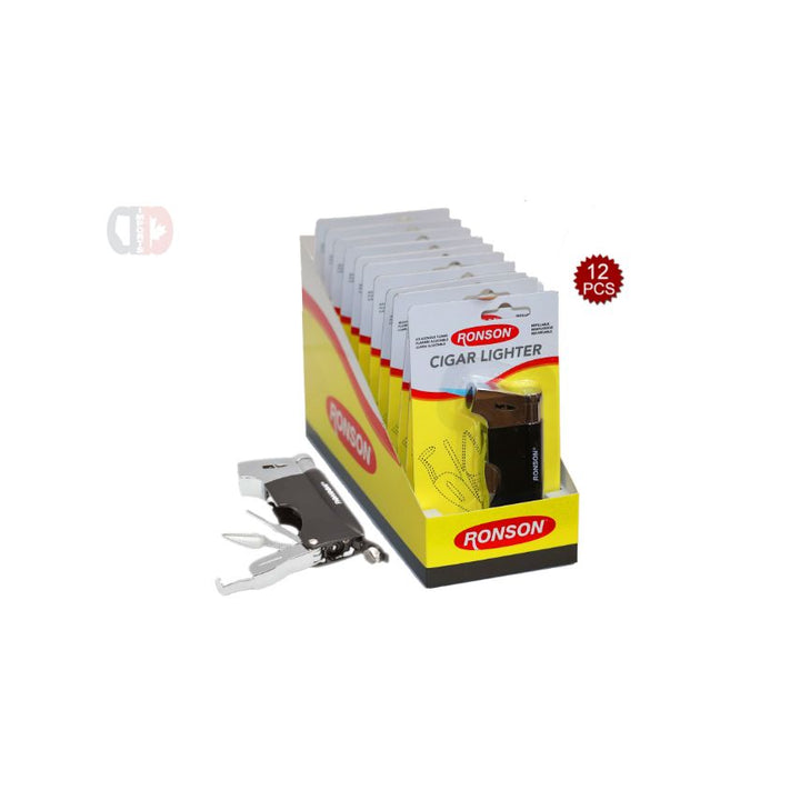 Ronson cigar lighters on a white background