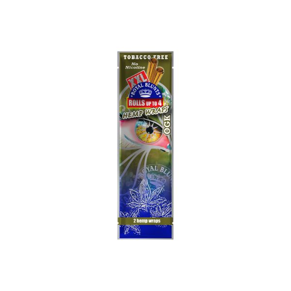 Pack of Hemp Wraps with branding on a white background