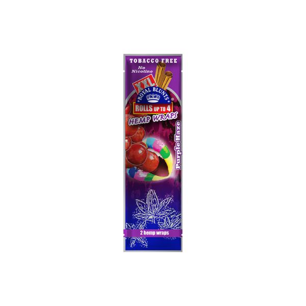 Kush Wrap packaging with two wraps on a white background