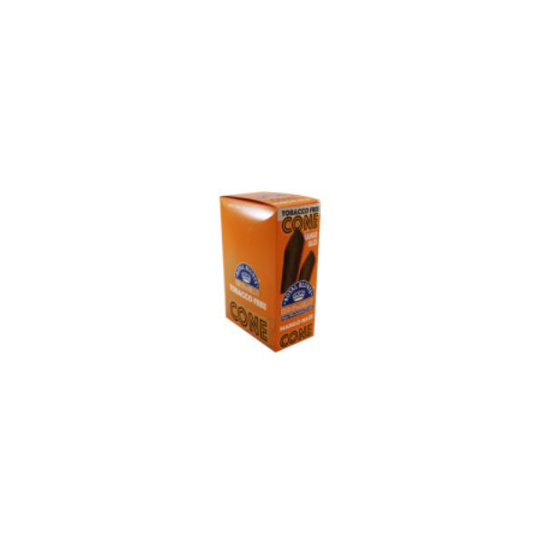 Box of condoms with an orange label on a white background