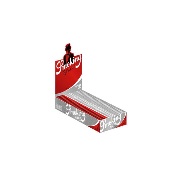 Red and white smoking product packaging on a white background