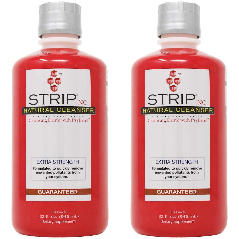 Strip Natural cleanser detox on a white background