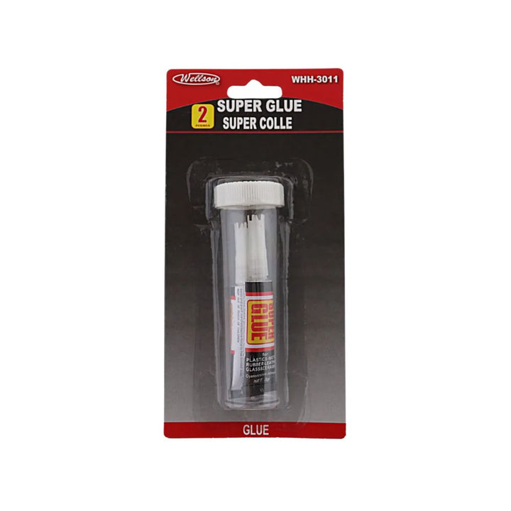 Super Glue on a white background