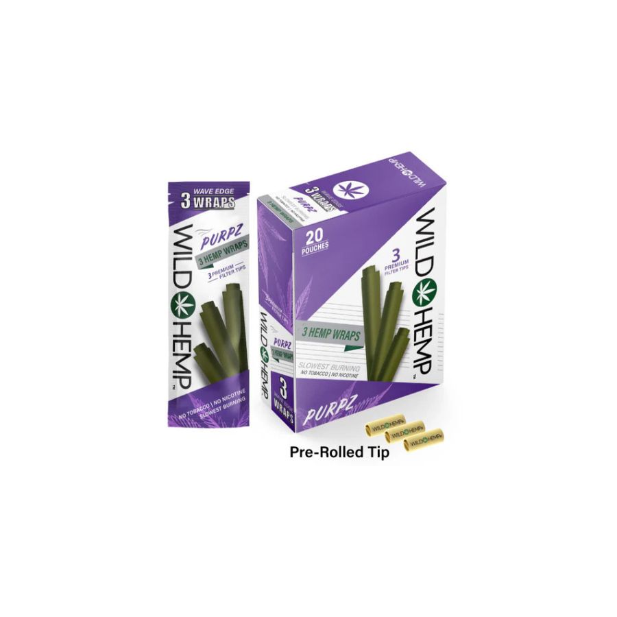Two boxes of Wild Hemp products on a white background