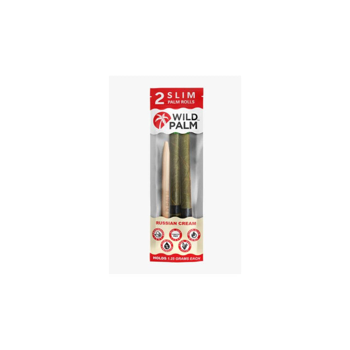 Pack of Wild Palm slim palm rolls on a white background