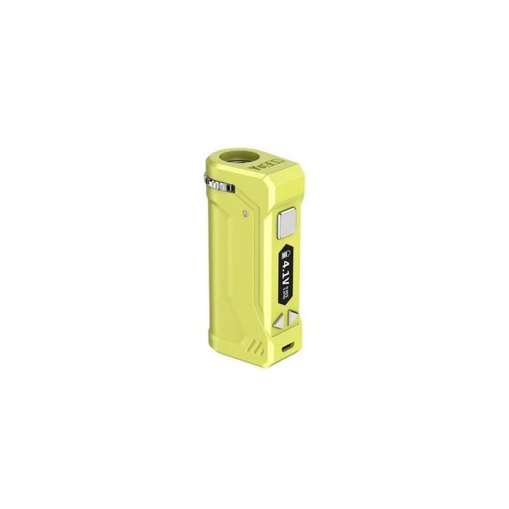 apple green electronic device on a white background
