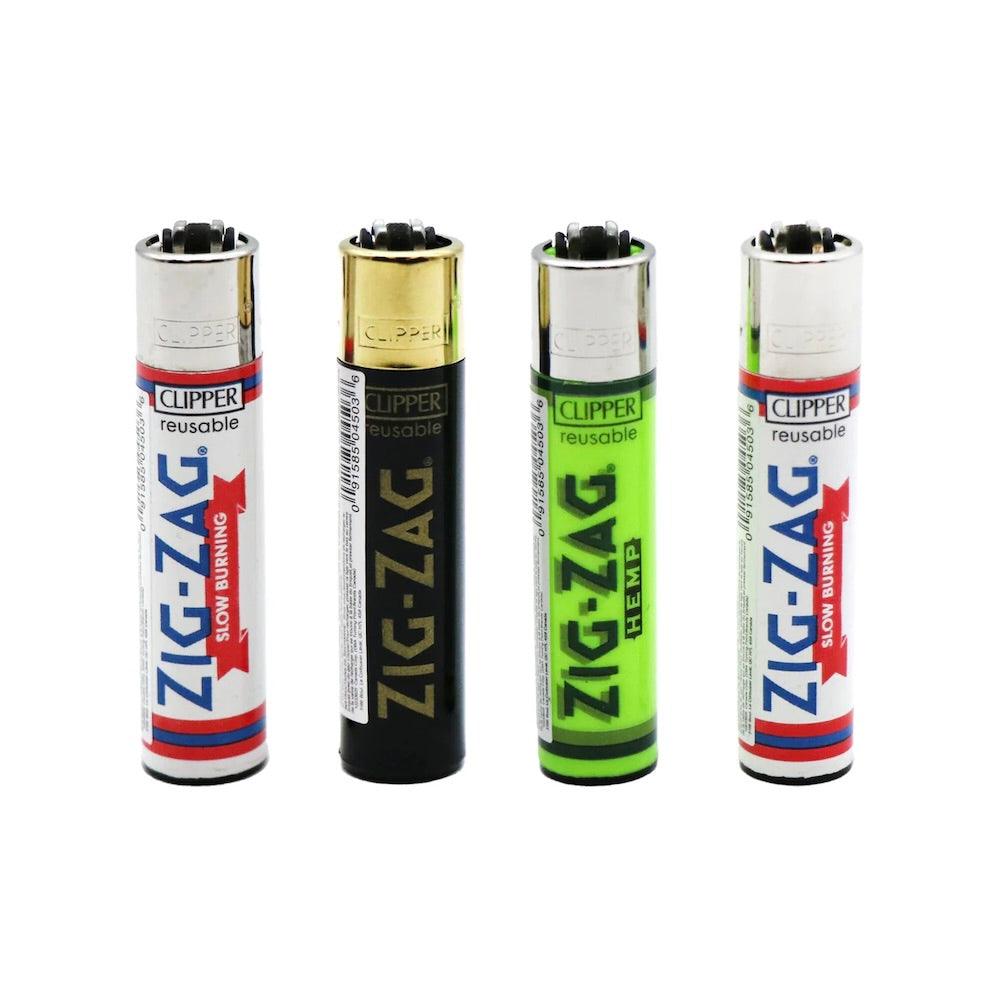 Clipper Lighter Zig Zag Print - Shell Shock