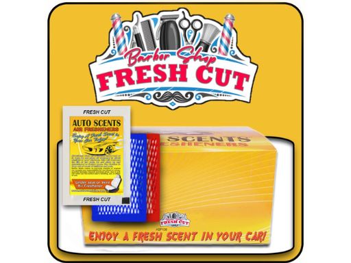 Auto scent fresh cut on a white background