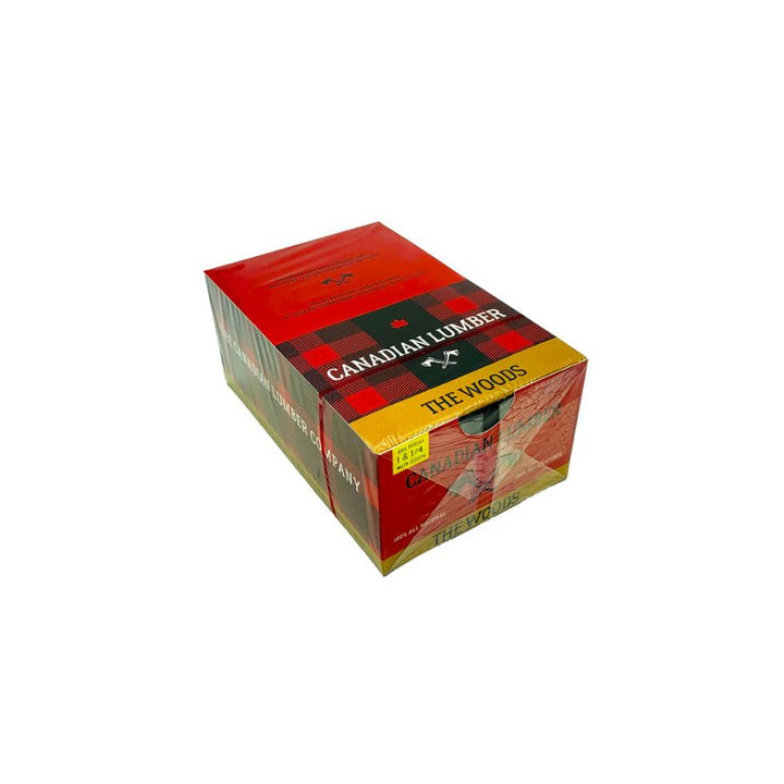 Box of Canadian Lumber The Woods on a white background