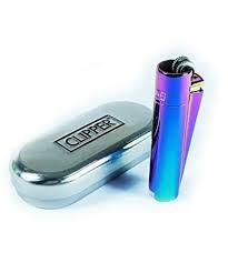 Clipper Fancy Metal Icy Lighter - Shell Shock