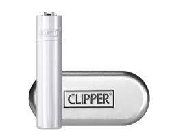 Clipper Fancy Silver Lighter - Shell Shock