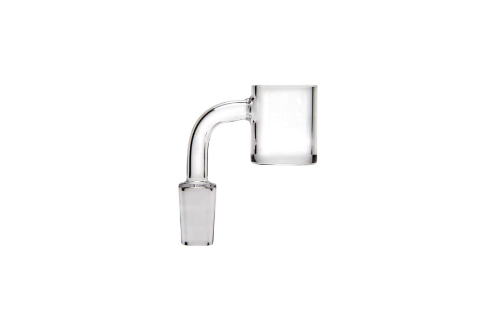 Clear glass banger 14mm  on a white background