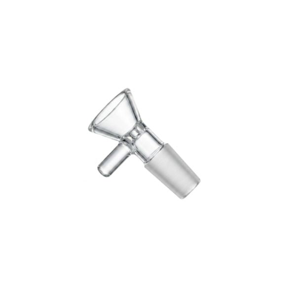 Glass cone shaped bowl 10mm on a white background