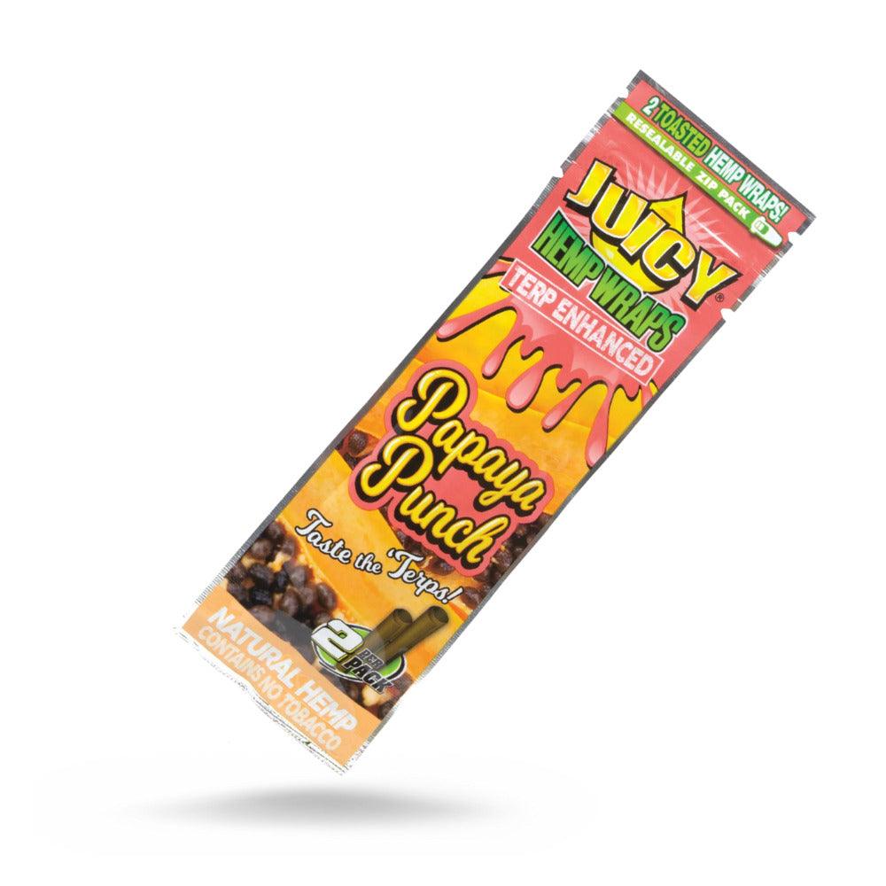 Juicy Jay Hemp Terp Wrap Papaya Punch - Shell Shock