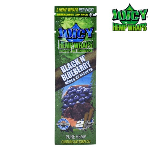 juicy jay blank and blueberry hemp wrap - Shell Shock 