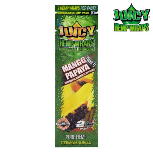 juicy jay mango papaya hemp wrap - Shell Shock 