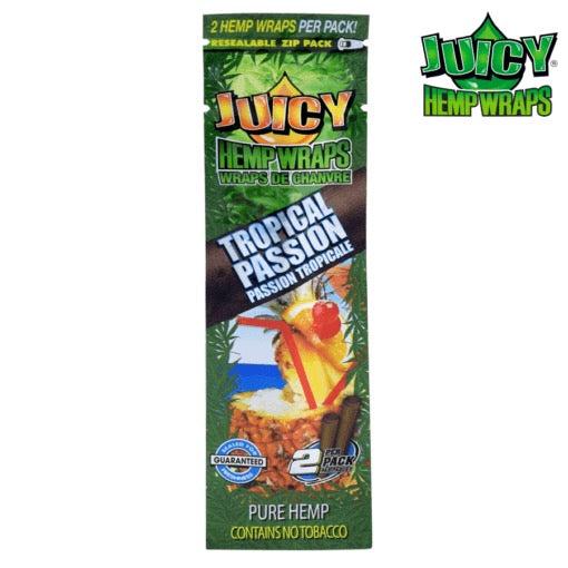 juicy tropical passion hemp wrap - Shell Shock  