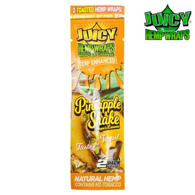 juicy-jay-terp-hemp-wrap-pineapple shake - Shell Shock  