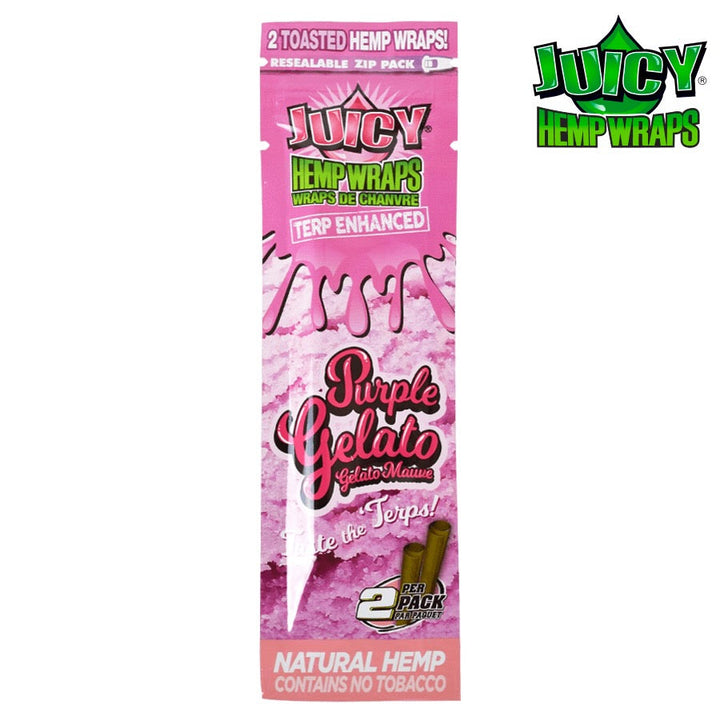 juicy jay terp hemp wraps purple gelato - Shell Shock 