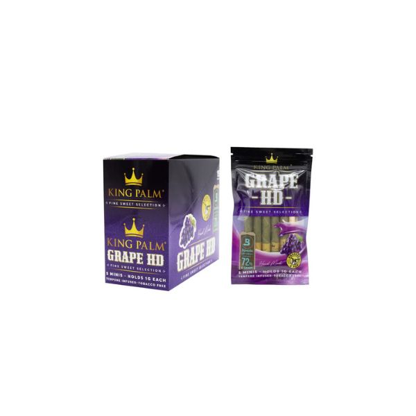 King Palm Grape HD packaging on a white background