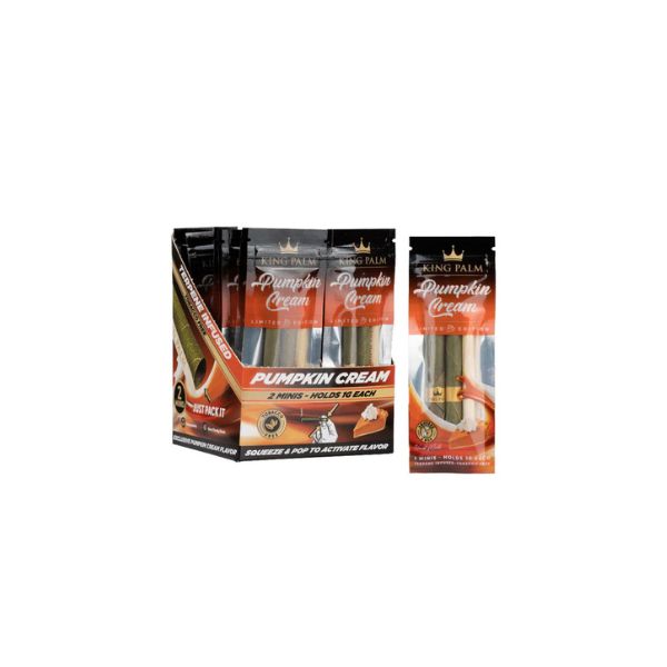 King Palm Pumpkin Cream product packaging on a white background