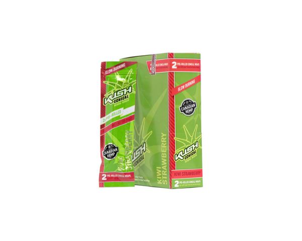 kush herbal conical cone kiwi strawberry on a white background