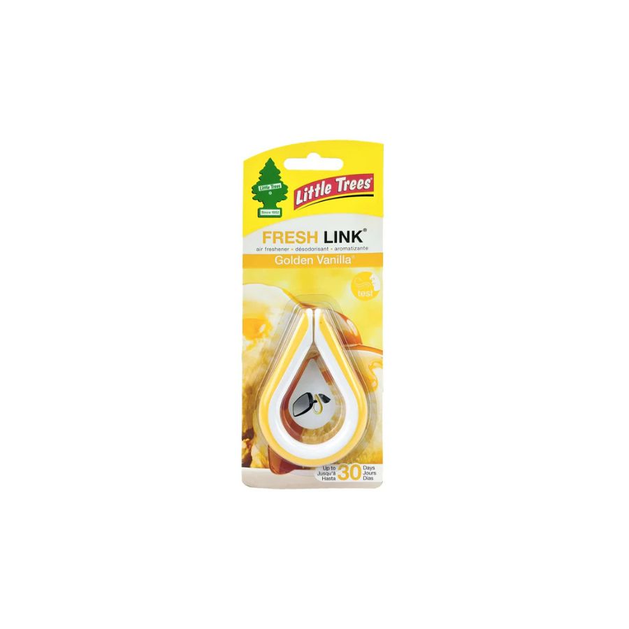 Little tree fresh link Golden vanilla on a white background