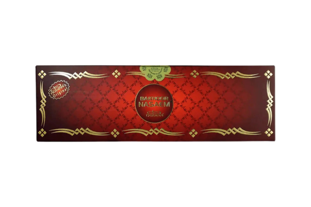 Red and gold decorative box with &