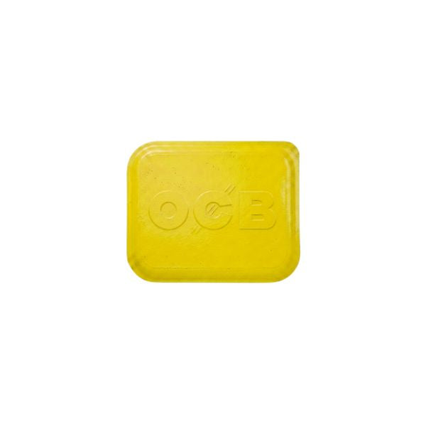 Ocb yellow rolling tray lid medium on a white background