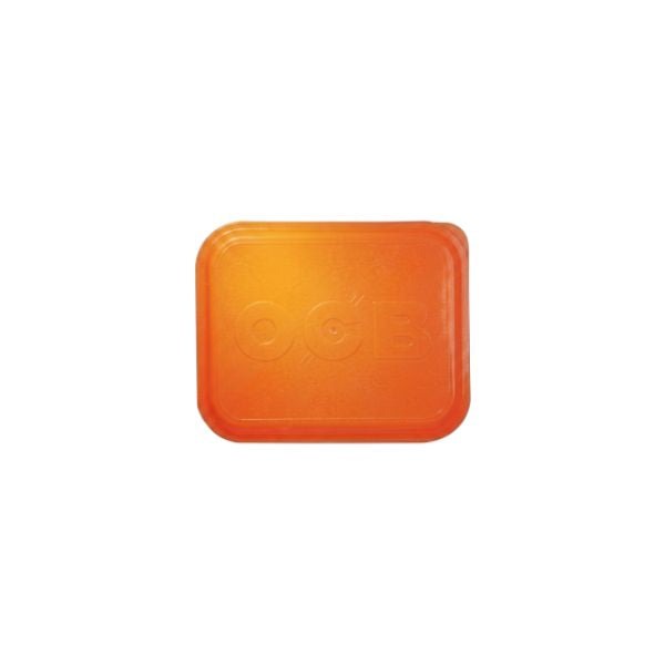 Ocb orange rolling tray lid medium on a white background