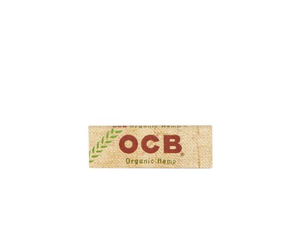 OCB Organic Hemp rolling paper pack on a white background