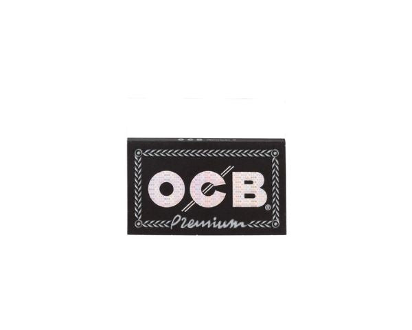 OCb premium blackj  single wide double rolling paper on a white background