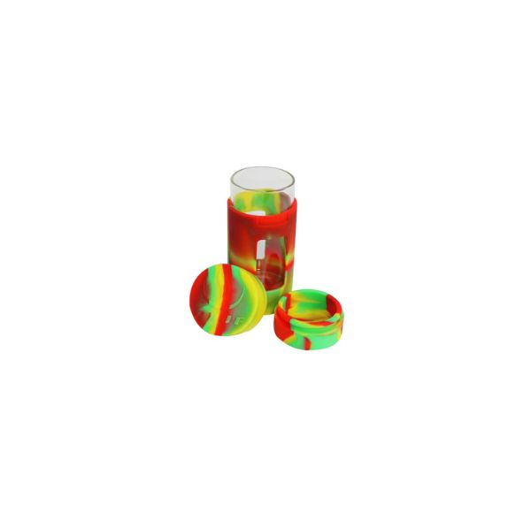 PRUF 2-in-1 jar open  on a white background