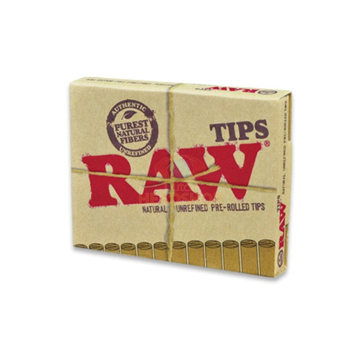 Raw Pre Rolled Filter tips Matchbox 21 Pack - Shell Shock