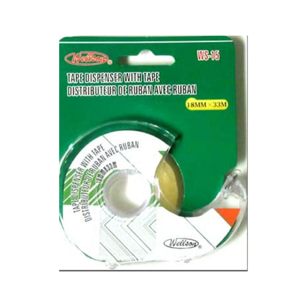 Tape with Dispenser on a white background